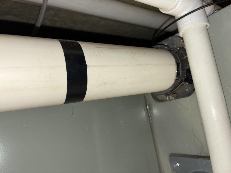 Performed routine furnace tune-up service. Inspected drainage system, noting proper installation of PVC condensate lines with appropriate connections. Examined electrical components and verified all wiring connections were secure with no signs of damage or overheating. System is functioning within normal parameters following service.