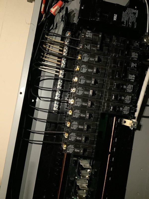 Responded to emergency service call following power surge caused by vehicle collision with utility pole. Performed comprehensive inspection of the 200-amp main panel and circuit breakers to identify potential fire hazards. Confirmed no hot spots or damaged wiring were present, verified all breakers were functioning properly, and ensured the electrical system was safe for continued operation.