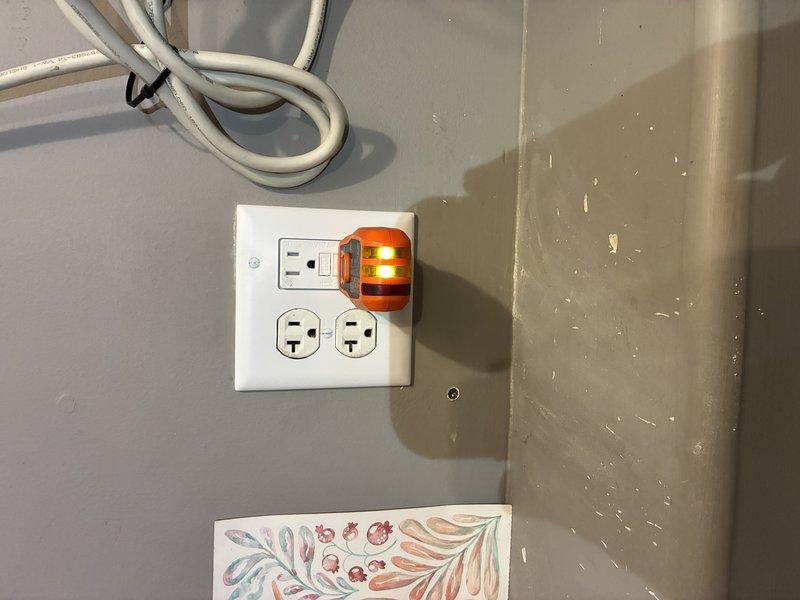 Performed multiple electrical repairs including replacement of a damaged GFCI receptacle near refrigerator, installation of a new outlet in place of an old disposal switch, and surface mounting of a microwave junction box in the cabinet. Additionally, replaced a burnt outlet near the front door, reset a bedroom electrical box, and properly grounded a kitchen GFCI on the laundry room wall to restore safe functionality throughout the residence.