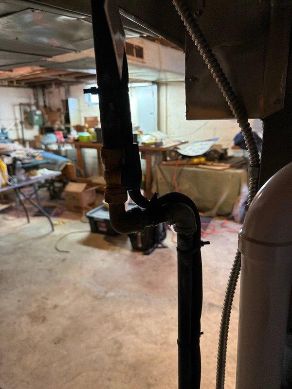 Successfully installed a 90% efficient furnace in the basement utility area, including proper venting with PVC exhaust pipes and all necessary plumbing connections. Completed installation with all components secured against the concrete wall, ensuring optimal system performance and compliance with manufacturer specifications.