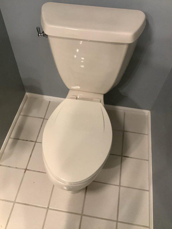 Successfully removed toilet and replaced deteriorated copper toilet flange with new PVC flange utilizing copper transition band. Completed proper reinstallation of toilet fixture, ensuring secure mounting and leak-free operation.