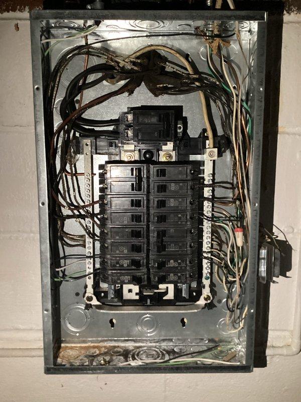 Responded to power outage affecting approximately half of residence's lighting circuits. Upon inspection of the electrical panel, found loose connections and aged wiring causing intermittent failures. Repaired faulty connections, secured loose wiring, and reset affected breakers to restore full power functionality throughout the home.