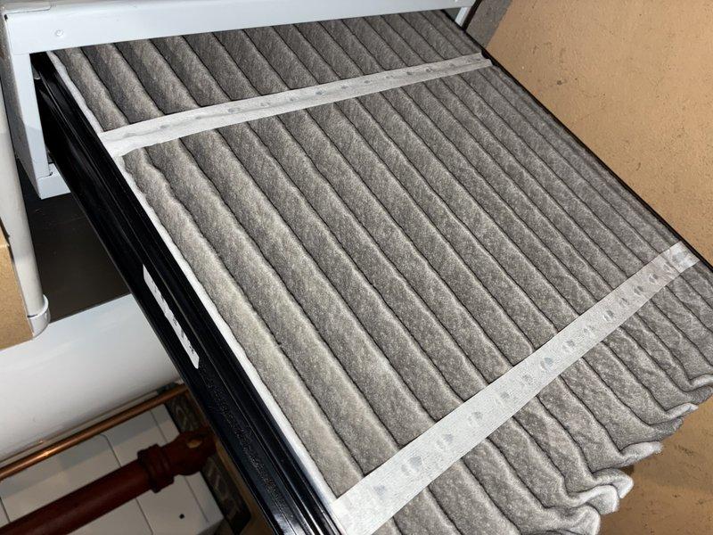 Performed diagnostic service on furnace in response to reported thermostat malfunction. Inspected and replaced dirty air filter which was restricting proper airflow. Used hex key to access and adjust internal components, restoring proper system operation and thermostat functionality.