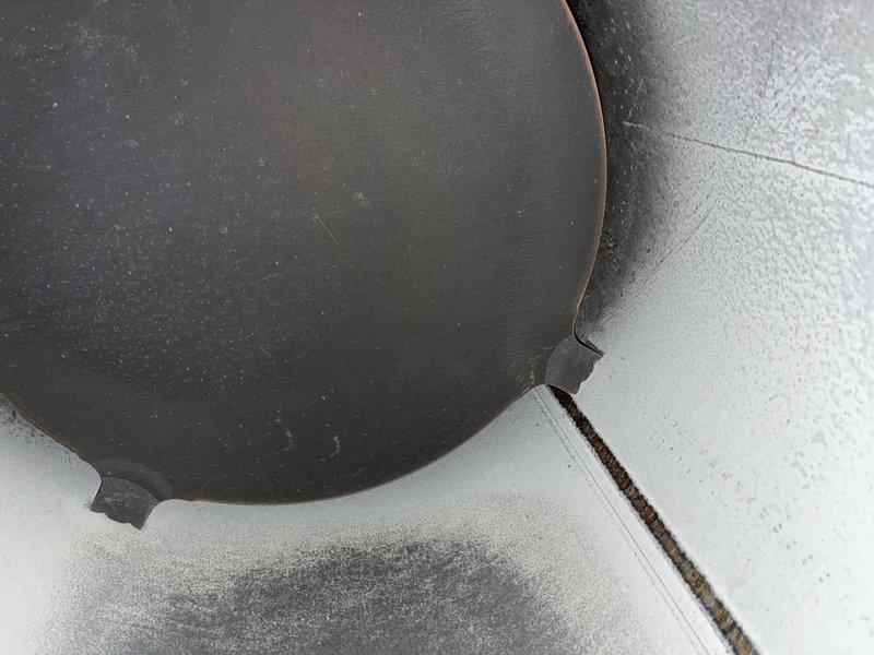 Responded to no-heat call for 30+ year old gas furnace. Diagnostic inspection revealed carbon buildup on heat exchanger components and significant soot deposits, indicating potential combustion issues. Determined unit has cracked heat exchanger requiring full system replacement due to age and safety concerns.