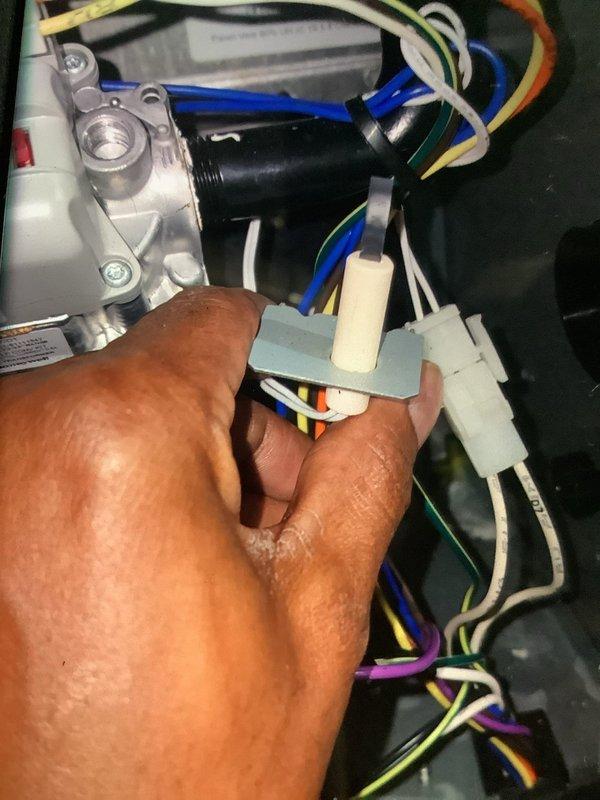 Performed scheduled maintenance on 7-year-old gas furnace. Inspected and verified proper electrical connections, including wire harnesses and connectors. Examined ventilation system including PVC intake and exhaust pipes, confirming proper installation and function.