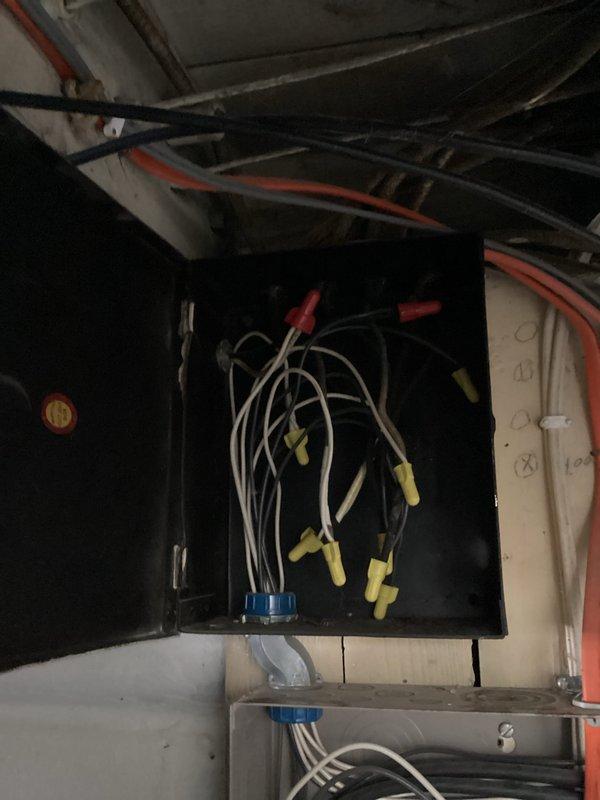 Performed comprehensive assessment of existing electrical panel system, documenting junction box conditions and current breaker configuration. Prepared detailed quote for panel replacement, EV charger installation, and wiring updates to bring system up to current electrical code standards. No service call fee applied.