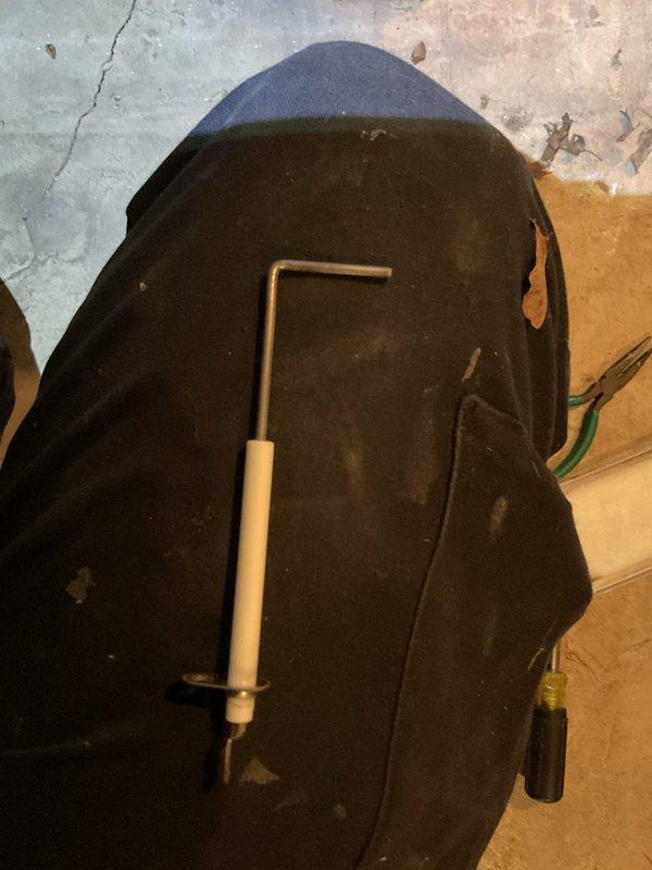 Completed furnace maintenance service at father's residence as requested. Inspected system components and used hex key tools to access and service internal parts. All heating functions verified to be operating within specifications with no issues detected.