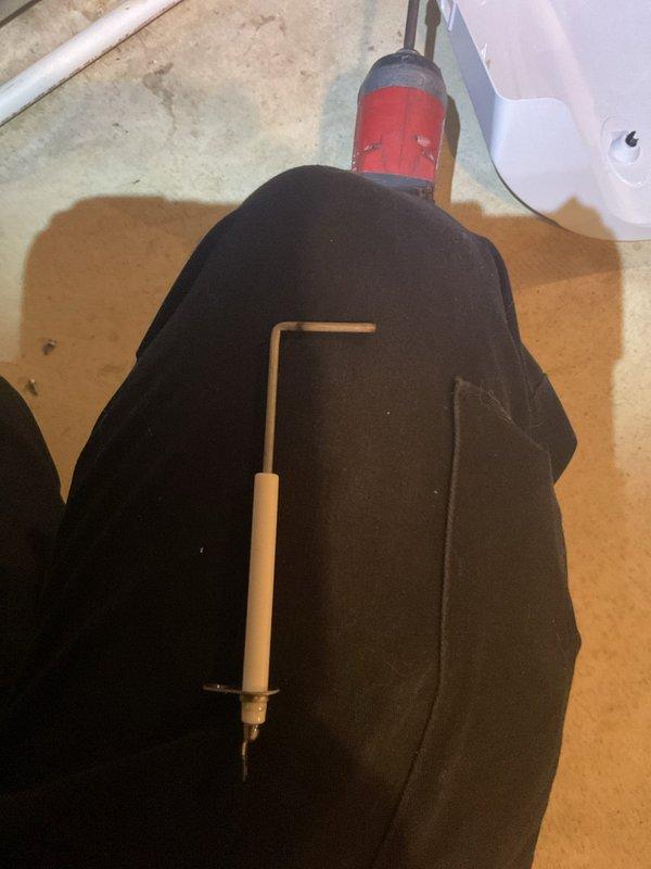 Completed MVP furnace maintenance service as requested in conjunction with AC service. Replaced air filter with new pleated filter to ensure proper airflow and system efficiency. Used hex key tool to access and inspect internal components of the heating system.