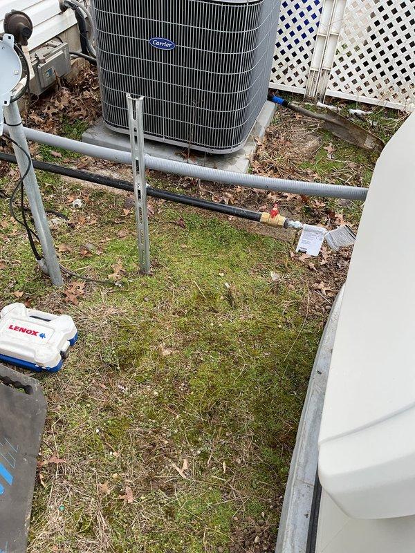 Installed new 10kW generator with pad and cold weather kits, connecting to existing transfer switch. Completed all necessary gas line connections (10') and verified system functionality for proper operation during power outages. All components installed according to manufacturer specifications with full warranty coverage.