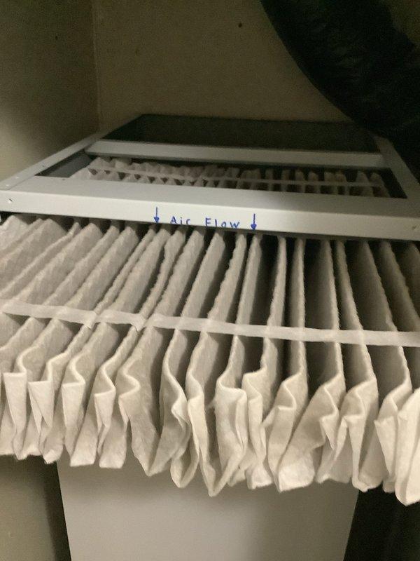 Performed annual furnace tune-up service including inspection of system components and replacement of air filter. Installed new pleated filter with proper airflow orientation. Conducted electrical inspection of outdoor condensing unit, checking wiring connections and control circuitry for proper operation.