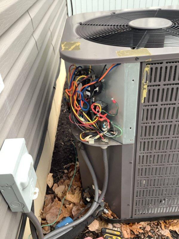 Performed annual furnace tune-up service including inspection of system components and replacement of air filter. Installed new pleated filter with proper airflow orientation. Conducted electrical inspection of outdoor condensing unit, checking wiring connections and control circuitry for proper operation.