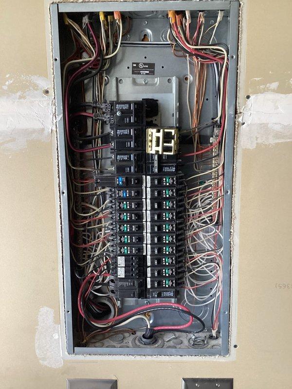 Diagnosed and repaired electrical issue where dishwasher and disposal were connected to same circuit, causing breaker to trip. Inspected breaker panel and under-sink connections, then properly separated the appliances onto different circuits to prevent overloading. Verified proper operation of both appliances with no further circuit trips.