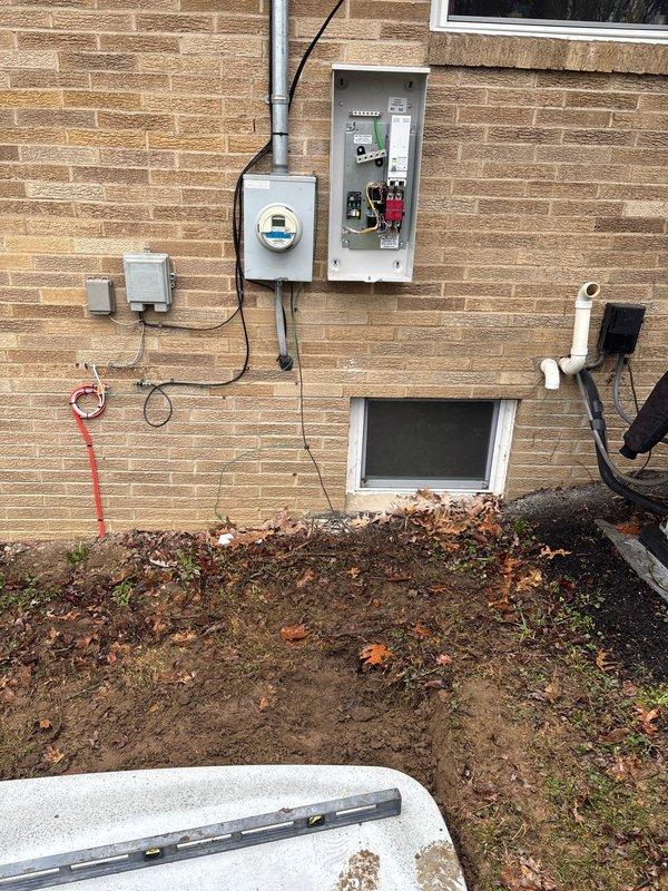 Successfully installed 18kW generator system with 150A service. Ran 18' gas line from home to generator location and completed all necessary electrical connections, including panel modifications and conduit installation. System was properly staged, installed, and tested for operation.