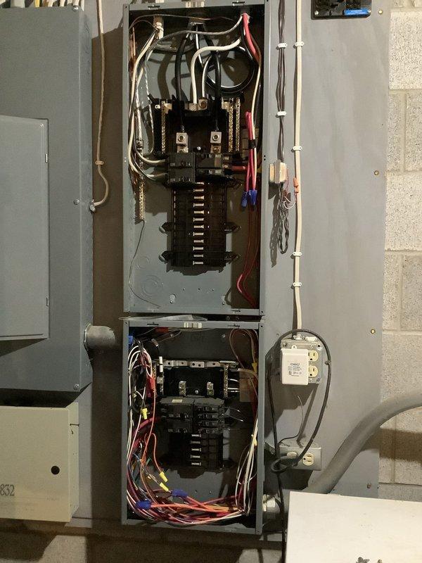 Diagnosed and resolved power transfer issue between customer's generator and furnace by inspecting both the furnace control board wiring and main electrical panel. Identified loose connection at transfer switch that was preventing generator power from reaching the furnace circuit during outages. Secured connection and verified proper operation through testing.