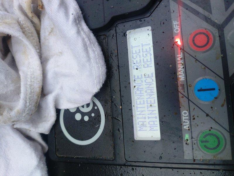 # Generator Service Summary

Performed scheduled maintenance on a 2-year-old 200-amp Generac standby generator system. Inspected and serviced the battery, verifying proper charge levels and connections. Checked all exterior components including electrical meter integration, conduit runs, and mounting hardware to ensure system integrity and code compliance.

# Detailed Service Report

Completed routine maintenance service on a residential 200-amp Generac automatic standby generator with approximately two years of operation. Upon arrival, conducted comprehensive visual inspection of the entire generator system and associated electrical infrastructure.

**Battery Service:** Inspected the generator's starting battery, which showed surface moisture consistent with normal condensation. Verified battery charge status using the integrated three-indicator system (red/manual, blue/negative, green/auto positions). Cleaned battery terminals and connections to ensure optimal electrical contact. The