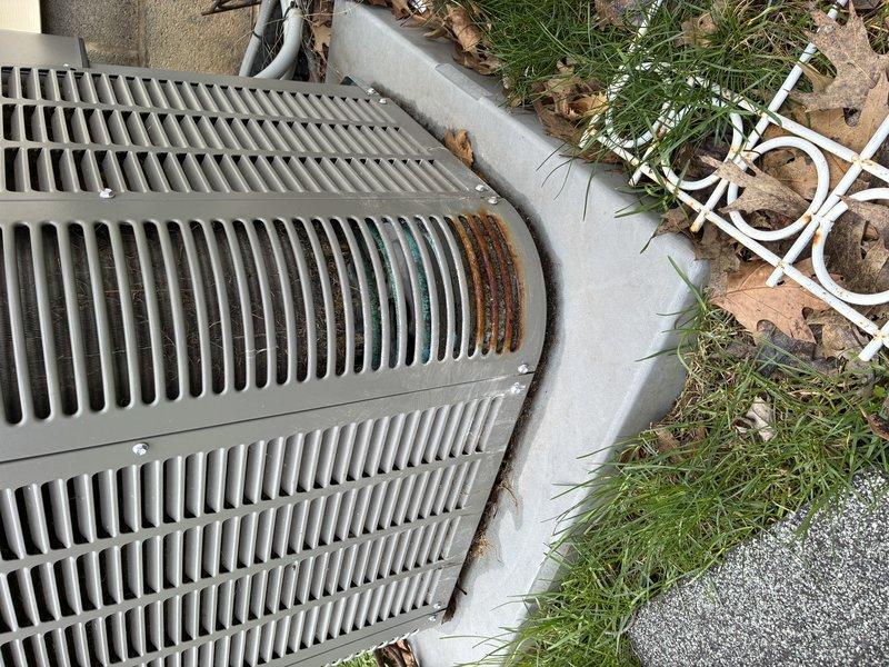 # Service Summary

Completed routine A/C tune-up on 3-year-old residential condensing unit per promotional service request. Performed standard maintenance protocol including system inspection, coil cleaning, and operational testing. Unit found in serviceable condition with minor cosmetic corrosion on top grille; all mechanical components functioning within normal parameters and refrigerant levels adequate for continued operation.