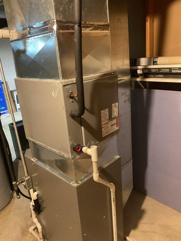 # HVAC Service Report

Performed annual maintenance on a 7-year-old residential air conditioning system. Completed comprehensive inspection of furnace unit, evaporator coil, and refrigerant lines, confirming all components are operating within manufacturer specifications. Assessed ductwork condition and recommended professional duct cleaning service to improve system efficiency and indoor air quality.