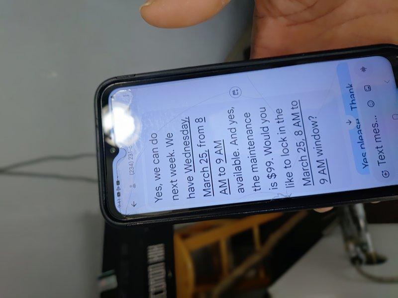 Completed preventative maintenance tune-ups on two residential air conditioning systems. Performed standard inspection procedures including checking refrigerant levels, electrical connections, and condenser coil conditions on both outdoor units. One unit showed significant dirt and debris accumulation on the heat exchanger coil fins, which was documented for future cleaning recommendations.