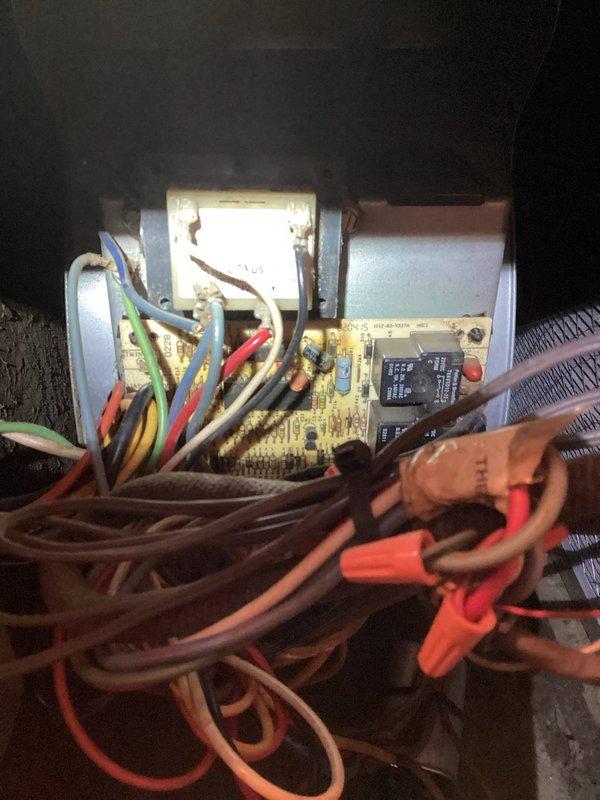 Responded to service call for gas furnace failing to ignite. Upon inspection, diagnosed faulty control board preventing proper ignition sequence. Replaced defective circuit board assembly, reconnected all electrical connections to terminal blocks, and verified proper wire routing. Tested furnace operation through complete heating cycle, confirmed successful ignition and normal burner operation. System restored to full functionality with all safety controls operating within specifications.