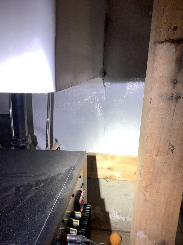 Conducted initial site assessment for gas line relocation and plumbing system extension from basement to second floor. Evaluated existing infrastructure including gas line, hot water, and cold water lines currently terminating at first floor level, and documented routing paths through exposed ceiling joists and wall cavities for proposed vertical installation to second floor. Provided preliminary consultation for potential addition of exterior hose bibs and scheduled follow-up appointment to deliver detailed quotes once drywall removal is completed to allow accurate assessment of existing rough-in conditions.