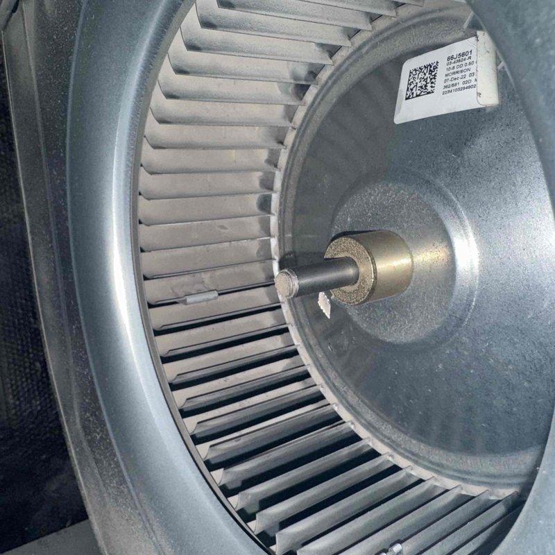 Responded to customer concern regarding furnace not restarting immediately after power outages. Inspected furnace and heat pump system, examining blower assembly and control board wiring connections. Discussed options with customer for installing a bypass solution to address power restoration delay issue and ensure reliable system operation following electrical interruptions.