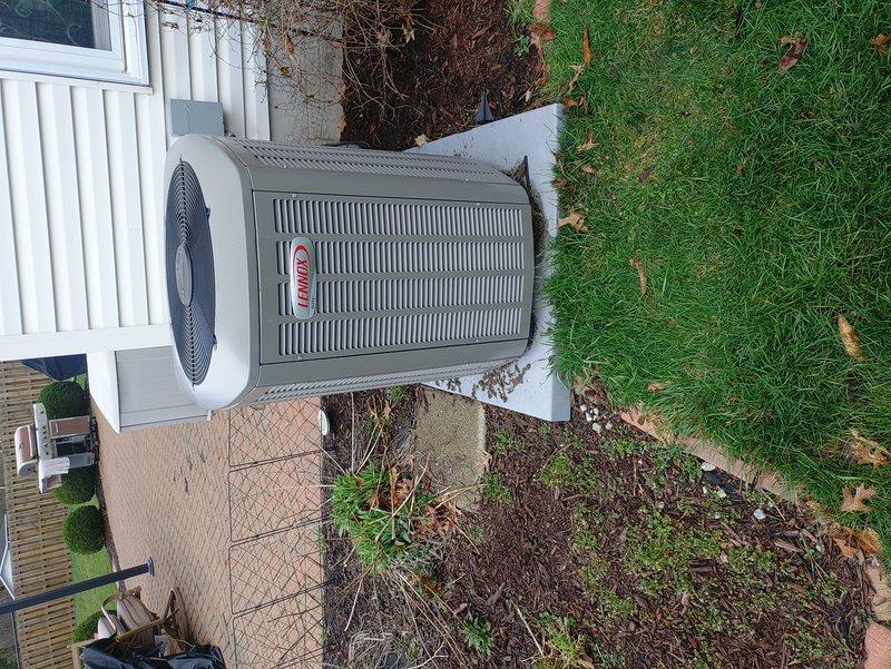 Performed preventative maintenance tune-up on 2-year-old residential air conditioning system. Completed comprehensive inspection of outdoor condenser unit, verified electrical disconnect box operation and connections, confirmed all components functioning within normal parameters. System operating efficiently with no issues identified during service visit.
