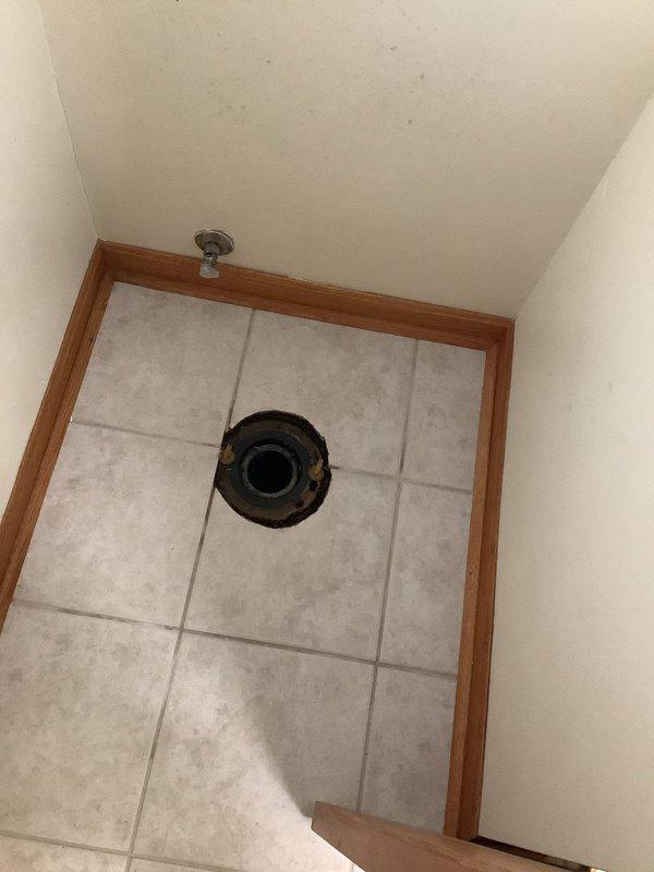 Replaced existing shower valve with Moen Eva T2133 trim kit, ensuring proper water flow and temperature control. Installed American Standard Champion one-piece toilet, including setting new wax ring, securing flange connection, and verifying proper seal and flush operation.
