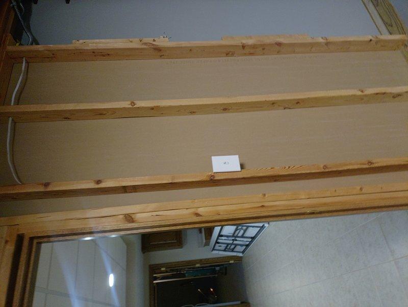 Installed a dedicated 20-amp circuit from the main electrical panel to an unfinished room, routing cable through ceiling joists and wall cavities. Mounted a duplex receptacle outlet in the center of the cinder block wall and connected it to a new circuit breaker in the panel. All materials were provided from truck stock, and the installation was completed to code specifications.