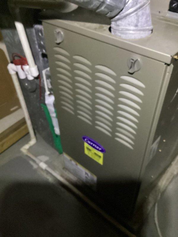 Completed preventive maintenance tune-up on Carrier air conditioning system per customer request. Performed comprehensive inspection of indoor air handler unit and outdoor condenser, verified all electrical connections, checked refrigerant levels, and confirmed proper operation of all system components. Both indoor and outdoor units found to be in good working condition with no issues identified.