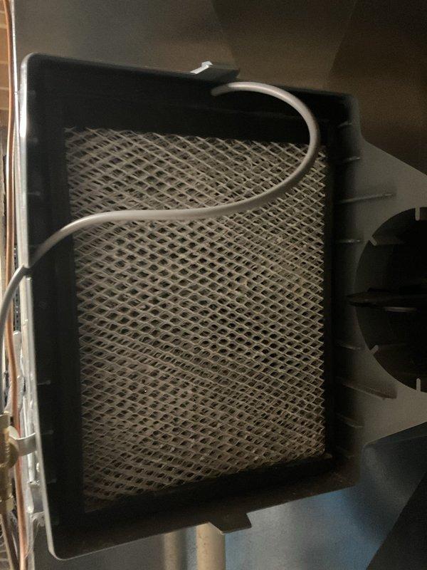 Completed MVP cooling maintenance visit and discovered evaporator coil with extensive ice buildup. Diagnosed frozen coil condition, documented system status with photos, and addressed the issue to restore proper cooling operation.