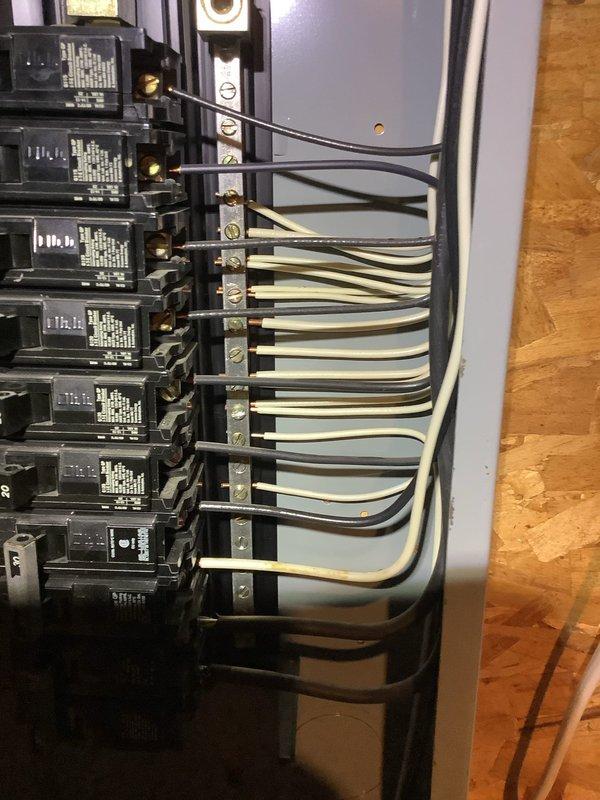 Responded to service call for non-functioning ceiling light fixture in utility room controlled by two three-way switches in 30-year-old residence. Upon arrival, performed comprehensive electrical troubleshooting including circuit verification at main service panel, tested circuit breakers for proper operation, and inspected panel wiring connections to ensure secure terminations at bus bars. Traced affected circuit through panel, verified proper voltage supply, and identified switching circuit controlling utility room fixture. Completed repairs to restore full functionality to ceiling light fixture and three-way switch operation.