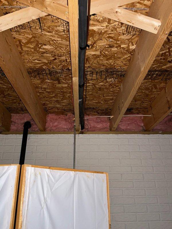 Provided comprehensive estimate for complete HVAC system replacement on 22-year-old equipment. Evaluated existing Bryant furnace installation in basement utility area, documented current system configuration including ductwork, condensate drainage, refrigerant lines, and electrical connections. Assessed ceiling structure and access points for potential equipment replacement and reviewed insulation conditions to ensure proper system specifications for new installation.