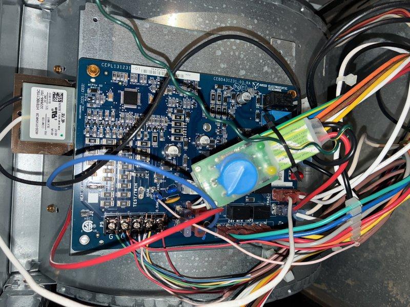 Completed scheduled MVP heating maintenance visit. Inspected and documented HVAC system components including pleated air filter condition and main control board assembly with all electronic components, wiring connections, and circuit board functionality verified as operational.
