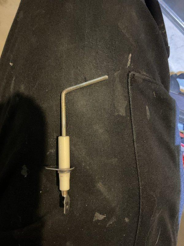 Completed scheduled MVP heating maintenance visit. Inspected and replaced faulty flame sensor, which showed signs of carbon buildup affecting proper furnace operation. Verified system ignition sequence and confirmed heating unit returned to normal operating parameters.