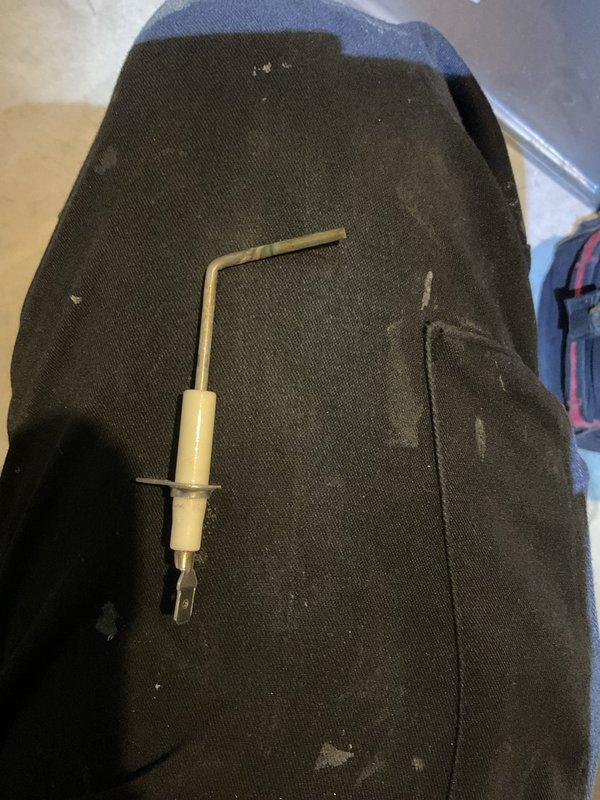 Completed scheduled MVP heating maintenance visit. Inspected and replaced faulty flame sensor, which showed signs of carbon buildup affecting proper furnace operation. Verified system ignition sequence and confirmed heating unit returned to normal operating parameters.