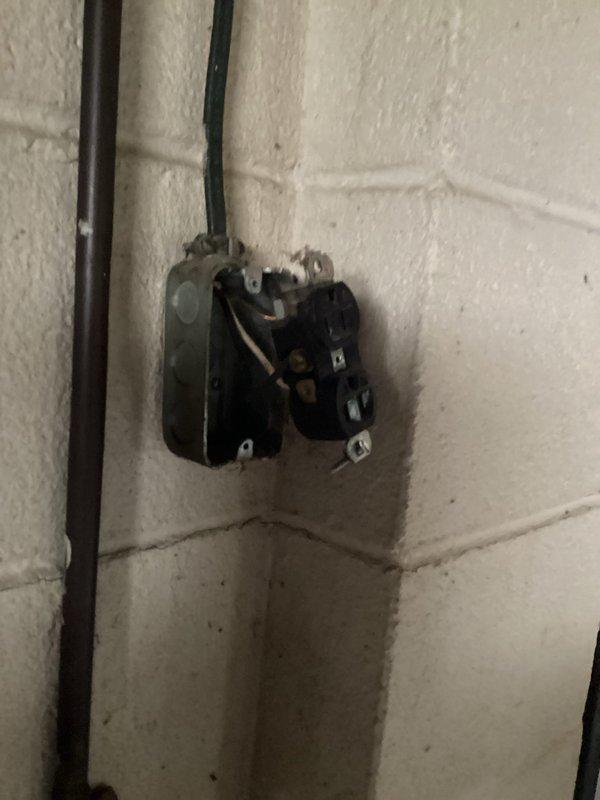 Responded to service call for two non-functioning outlets and conversion of a two-prong outlet to a three-prong grounded receptacle. Inspected electrical panel and identified circuit breaker issues affecting the malfunctioning outlets. Traced wiring from panel through junction boxes to locate fault points, tested circuits for proper voltage and grounding, and repaired/replaced defective outlets. Upgraded two-prong outlet to three-prong GFCI-protected receptacle with proper grounding per current electrical code requirements. Verified all circuits functioning properly and confirmed ground fault protection operational before restoring power.