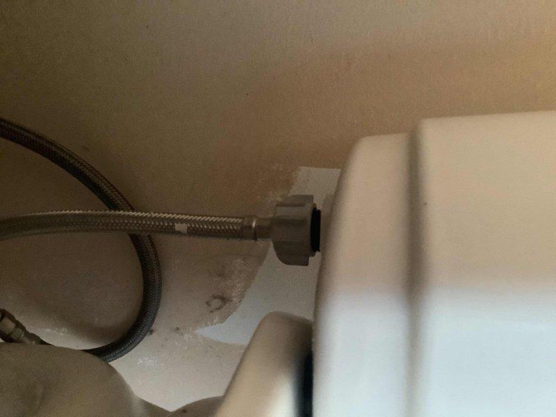 Responded to service call for toilet installation. Customer supplied the fixture for replacement. Successfully removed existing toilet, installed customer-provided unit, connected water supply lines using braided metal flex hoses, secured all plumbing connections, and verified proper operation with no leaks detected upon completion.