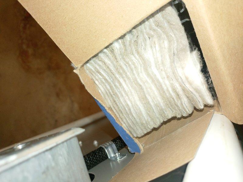 Responded to service call for furnace producing loud humming noise on unit approximately 4 years old that we originally installed. Upon inspection, verified system operation and examined all accessible components including ductwork, filtration system, and mechanical areas. Air filter was found to be in clean condition with proper installation within wooden frame housing. Documented current system condition with photos for service records. Unit operational at time of inspection.