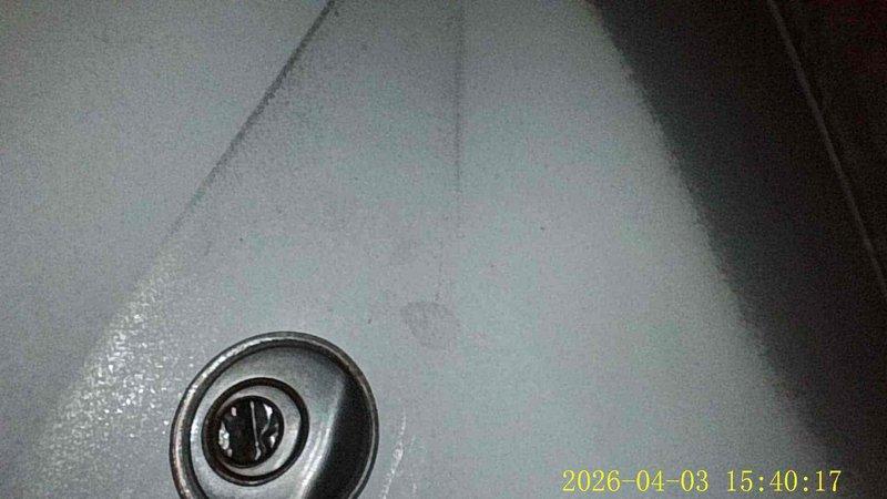 Completed preventive maintenance tune-up on 6-year-old residential air conditioning system in response to seasonal campaign. Performed standard inspection procedures including visual assessment of exterior cabinet panels and hardware integrity. Unit found to be in satisfactory operating condition with all components accessible and secure.