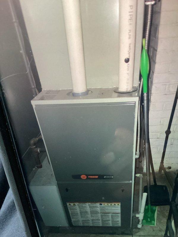Completed scheduled air conditioning maintenance on residential Trane cooling system. Performed comprehensive inspection of outdoor condenser unit and indoor furnace components, verified proper operation of all equipment, and documented system condition through photographic records. Unit found in operational condition with no immediate service needs identified.