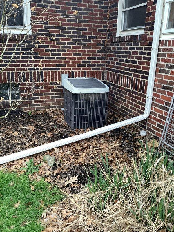 Responded to no cooling complaint on 16-year-old central air conditioning system. Upon arrival, inspected outdoor condensing unit and found system operational but requiring seasonal startup verification. Confirmed unit powers on, checked electrical connections and wiring at condenser, and verified proper thermostat communication between indoor and outdoor components. System assessed and customer advised of findings.