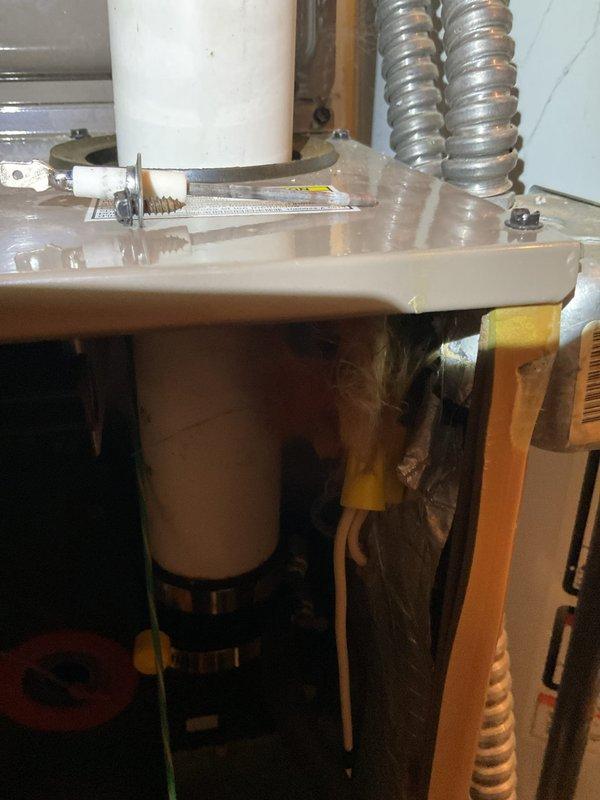 Responded to no-heat call following thermostat replacement by homeowner's relative. Upon inspection, discovered improper wiring connections at thermostat that prevented furnace from receiving call for heat. Corrected thermostat wiring to manufacturer specifications, verified proper 24V control circuit operation, and confirmed furnace ignition sequence and burner operation. System restored to normal heating function with all safety controls operating correctly.