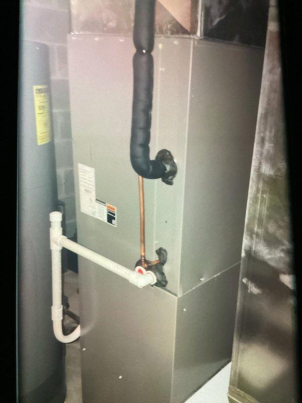 Completed scheduled MVP heating maintenance visit on residential forced-air furnace system. Performed comprehensive inspection of blower motor assembly, including examination of motor shaft, bearing hub, and fan blade configuration to ensure proper operation and airflow. Verified all system components, ductwork connections, gas lines, condensate drain, and safety controls are functioning within normal parameters.