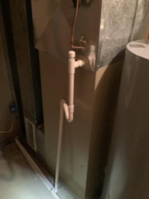 Completed installation of new 80% efficiency gas furnace in residential utility closet. Unit installed alongside existing water heater with proper clearances maintained, supply and return ductwork connected, venting routed through existing infrastructure, and all gas and electrical connections made to code. System tested and verified operational.