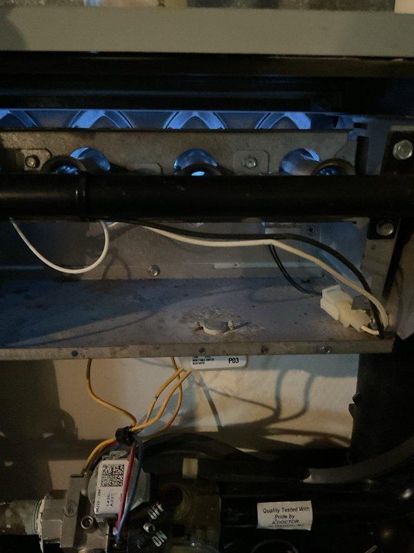 Responded to no heat call on 11-year-old gas furnace with intermittent operation and inability to maintain temperature above 58 degrees. Upon arrival, customer had already attempted troubleshooting including thermostat battery replacement and jumper wire test. Performed complete system diagnostic including inspection of gas valve, ignition system, flame sensor, and blower motor assembly. Verified burner assembly achieving proper flame pattern with uniform blue flames across all ports. Inspected blower motor operation, electrical connections, and control board functionality. Cleaned flame sensor to ensure proper flame rectification signal. Checked all safety switches including limit controls and pressure switches for proper operation. Verified proper gas pressure and airflow through heat exchanger. System tested through multiple heating cycles to confirm reliable ignition, consistent operation, and ability to reach thermostat setpoint. Unit restored to normal operation with proper heati