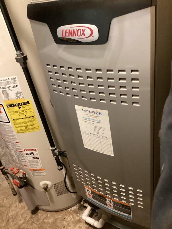 Completed recurring maintenance visit on residential HVAC system including Lennox furnace and Carrier outdoor condensing unit. Performed comprehensive inspection of heating and cooling equipment, verified proper operation of all components, and documented system conditions with photographic records per customer request for technician continuity.