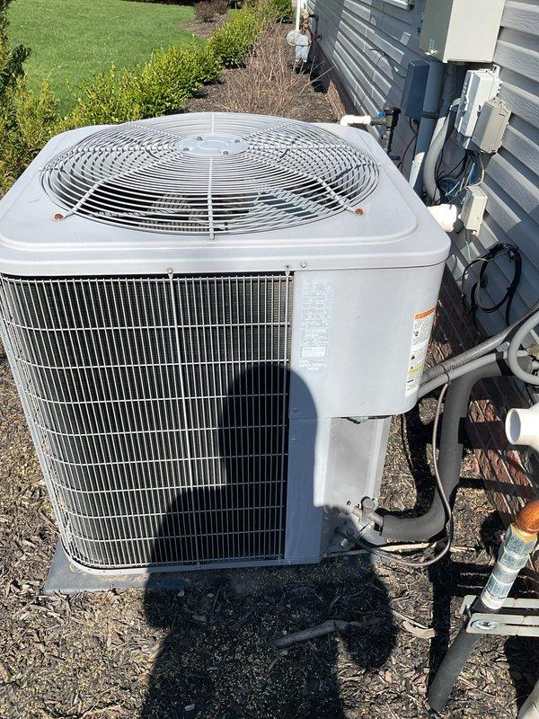 Completed preventive maintenance cooling visit on 7-year-old Carrier HVAC system as part of ongoing MVP maintenance program. Performed comprehensive inspection of indoor furnace unit and outdoor condenser unit, verified proper operation of all components, checked refrigerant lines and electrical connections, and ensured system is operating efficiently for the cooling season.