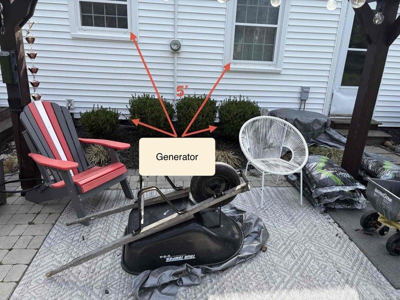 Conducted on-site electrical estimate for residential standby generator installation. Assessed existing electrical service, meter location, and optimal placement area in backyard patio space. Documented site conditions including access points, foundation clearances, and electrical routing requirements from main service panel to proposed generator location.