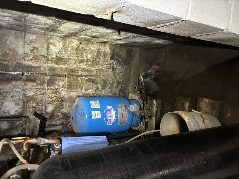 Installed a new 2-pole 50-amp dedicated circuit from the main electrical panel to accommodate conversion from gas to electric range. Routed circuit wiring through basement area to the kitchen location where the new electric range will be installed.