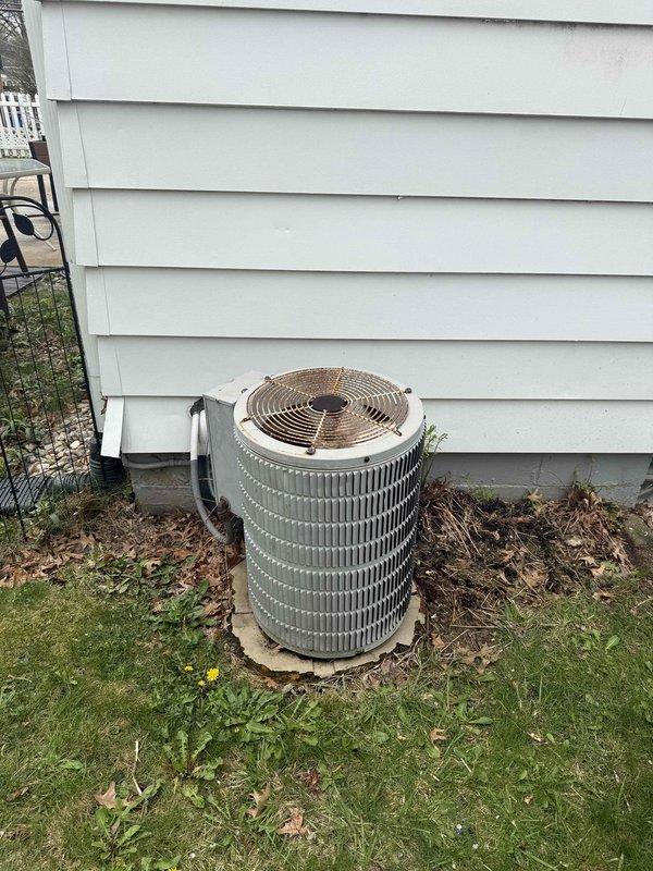 Completed comprehensive air conditioning tune-up service on residential split system. Performed complete inspection of outdoor condenser unit and indoor air handler, including cleaning of coils, verification of refrigerant levels, electrical connection testing, and system performance evaluation. All components found to be operating within manufacturer specifications, and customer's system is ready for the cooling season.